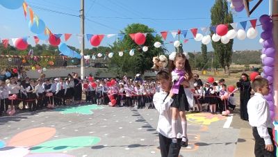 1 сентября в школе прошла торжественная линейка Первого звонка.